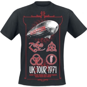 Led Zeppelin - Led Zeppelin Unisex Tee: UK Tour '71. in the group OTHER / Merch T-shirts / Classic Tours at Bengans Skivbutik AB (3834091r)
