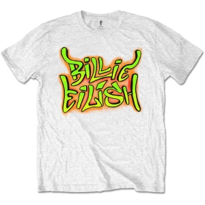 Billie Eilish - Graffiti Uni Wht    in the group MERCHANDISE / T-shirt / Pop-Rock at Bengans Skivbutik AB (3835672)