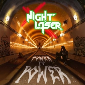 Night Laser - Power To Power in the group VINYL / Upcoming releases / Hårdrock,Pop-Rock at Bengans Skivbutik AB (3843856)