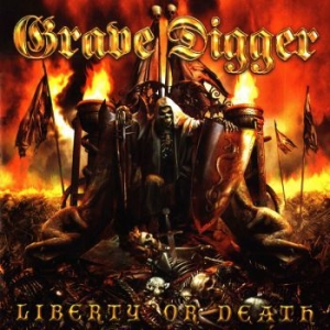 Grave Digger - Liberty Or Death (Red/Black Splatte in the group VINYL / Hårdrock/ Heavy metal at Bengans Skivbutik AB (3846234)