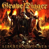Grave Digger - Liberty Or Death (Red/Black Splatte in the group VINYL / Hårdrock at Bengans Skivbutik AB (3846234)