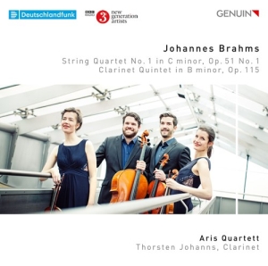 Brahms Johannes - String Quartet No. 1 In C Minor, Op in the group CD / New releases / Classical at Bengans Skivbutik AB (3848661)