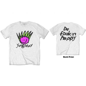 Yungblud -  Unisex Tee White -  Face (Back Print) in the group Minishops / Yungblud at Bengans Skivbutik AB (3865191)