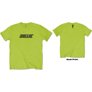 Billie Eilish - Racer Logo & Blohsh Uni Lime Green    in the group MERCHANDISE / T-shirt / Pop-Rock at Bengans Skivbutik AB (3865291)