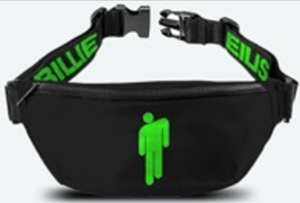 Billie Eilish - Bumbag Black - Bad Guy in the group OTHER / Merchandise at Bengans Skivbutik AB (3868075)