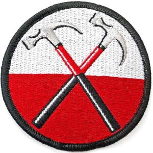Pink Floyd - Pink Floyd Standard Patch: The Wall Hammers Circle in the group OTHER / Merchandise at Bengans Skivbutik AB (3880865)