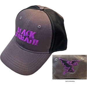 Black Sabbath - Wavy Logo Char/Bl Baseball C in the group OTHER / Merch Caps and Hats at Bengans Skivbutik AB (3881292)