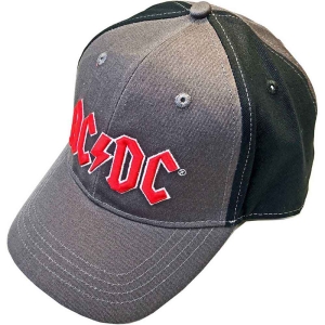 Ac/Dc - Red Logo Char/Bl Baseball C in the group OTHER / Merch Caps and Hats at Bengans Skivbutik AB (3881293)