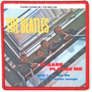 The Beatles - Please Please Me Woven Patch in the group MERCHANDISE / Accessoarer / Pop-Rock at Bengans Skivbutik AB (3881741)