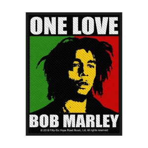 Bob Marley - One Love Retail Packaged Patch in the group MERCHANDISE / Merch / Reggae at Bengans Skivbutik AB (3882155)
