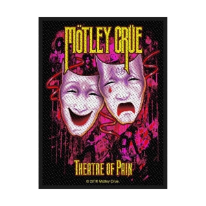 Motley Crue - Theatre Of Pain Standard Patch in the group MERCHANDISE / Merch / Hårdrock at Bengans Skivbutik AB (3882158)