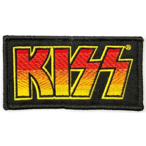 Kiss - Classic Logo Woven Patch in the group MERCHANDISE / Merch / Hårdrock at Bengans Skivbutik AB (3882212)