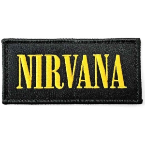 Nirvana - Logo Woven Patch in the group MERCHANDISE / Merch / Hårdrock at Bengans Skivbutik AB (3882214)