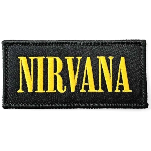 Nirvana - Logo Woven Patch in the group MERCHANDISE / Merch / Hårdrock at Bengans Skivbutik AB (3882214)
