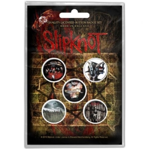 Slipknot - BUTTON BADGE PACK: ALBUMS (RETAIL PACK) in the group Minishops / Slipknot at Bengans Skivbutik AB (3882368)