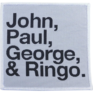 The Beatles - STANDARD PATCH: JOHN, PAUL, GEORGE, RING in the group OTHER / Merch Patch at Bengans Skivbutik AB (3882381)