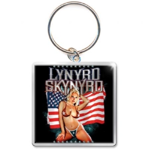 Lynyrd Skynyrd - Keychain: American Flag (Photo-print) in the group Minishops / Lynyrd Skynyrd at Bengans Skivbutik AB (3882431)