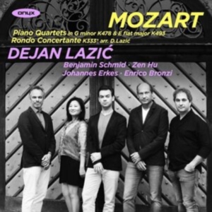 Mozart W A - Piano Quartets, Rondo Concertante in the group Externt_Lager /  at Bengans Skivbutik AB (3899897)