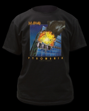 Def Leppard - Def Leppard T-Shirt Pyromania in the group Minishops / Def Leppard at Bengans Skivbutik AB (3905276)