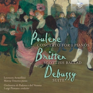 Britte Benjamin Debussy Claude - Concerto For 2 Pianos Scottish Bal in the group Externt_Lager /  at Bengans Skivbutik AB (3911037)