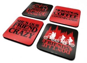 Stranger Things - Coaster set in the group MERCHANDISE / Merch / Film-Musikal at Bengans Skivbutik AB (3916272)