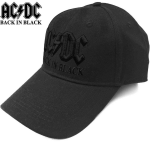 Ac/Dc - Back In Black Bl Baseball C in the group OTHER / Merch Caps and Hats at Bengans Skivbutik AB (3921735)