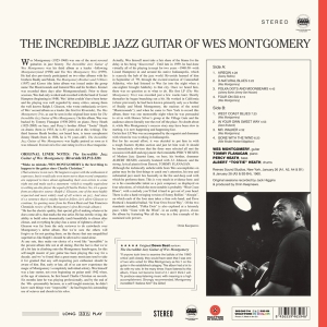 Wes Montgomery - Incredible Jazz Guitar Of Wes Montgomery in the group VINYL / Jazz at Bengans Skivbutik AB (3924375)