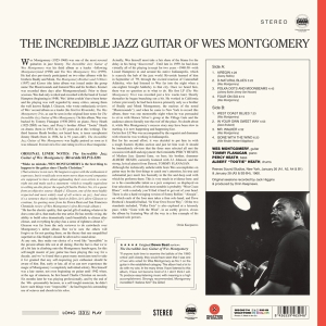 Wes Montgomery - The Incredible Jazz Guitar Of Wes Montgomery in the group VINYL / Jazz/Blues at Bengans Skivbutik AB (3924375)