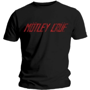 Mötley Crue - Mötley Crue unisex tee : Distressed logo in the group OTHER / Merchandise at Bengans Skivbutik AB (3932668r)