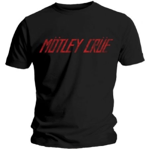 Mötley Crue - Mötley Crue unisex tee : Distressed logo in the group OTHER / Merchandise at Bengans Skivbutik AB (3932677)
