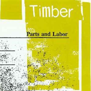 Timber - Parts And Labor in the group CD / Jazz/Blues at Bengans Skivbutik AB (3933202)