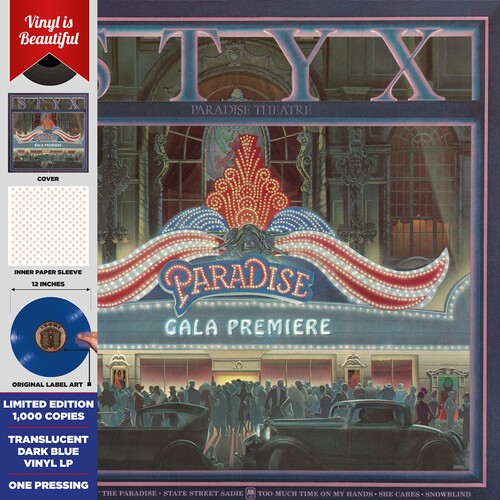 Styx - Paradise Theatre -Coloure in the group VINYL / Rock at Bengans Skivbutik AB (3934741)