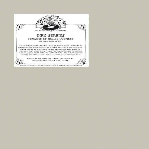 Dirk Serries - Streams Of Consciousness in the group VINYL / Rock at Bengans Skivbutik AB (3936855)