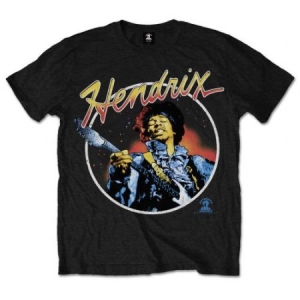 Jimi Hendrix -  Unisex Tee: Script Circle (S) in the group OUR PICKS / Recommended T-shirts at Bengans Skivbutik AB (3943016)
