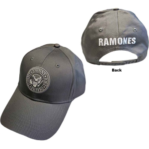 Ramones - Presidential Seal Grey Baseball C in the group MERCHANDISE / Merch / Punk at Bengans Skivbutik AB (3943200)