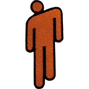 Billie Eilish - Blohsh Orange Woven Patch in the group MERCHANDISE / Merch / Pop-Rock at Bengans Skivbutik AB (3943674)