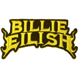 Billie Eilish - Billie Eilish Standard Patch : Flame Yellow in the group OTHER / Merch Patch at Bengans Skivbutik AB (3943683)