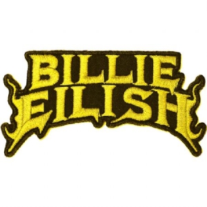 Billie Eilish - Billie Eilish Standard Patch : Flame Yel in the group Minishops / Billie Eilish at Bengans Skivbutik AB (3943683)