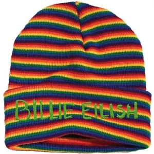 Billie Eilish - Billie Eilish Unisex Beanie Hat : Stripes in the group OTHER / Merch Caps and Hats at Bengans Skivbutik AB (3944415)