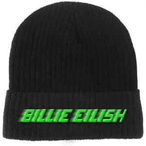 Billie Eilish - Billie Eilish Unisex Beanie Hat : Racer Logo in the group OTHER / Merch Caps and Hats at Bengans Skivbutik AB (3944416)