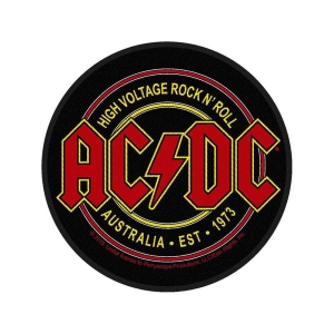 Ac/Dc - High Voltage Rock N Roll Standard Patch in the group MERCH / Minsishops-merch / Ac/Dc at Bengans Skivbutik AB (3946320)