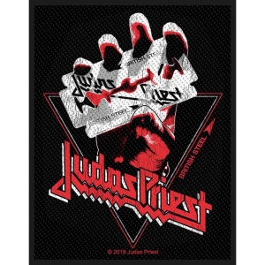 Judas Priest - British Steel Vintage Standard Patch in the group MERCHANDISE / Merch / Hårdrock at Bengans Skivbutik AB (3946358)