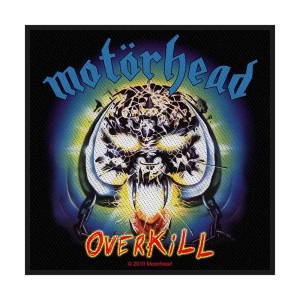 Motorhead - Overkill Standard Patch in the group MERCHANDISE / Merch / Hårdrock at Bengans Skivbutik AB (3946369)