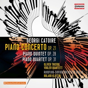 Catoire Georgi - Piano Concerto, Op. 21 Piano Quint in the group CD / New releases / Classical at Bengans Skivbutik AB (3949063)