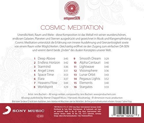 Buchert Jens - Entspanntsein: Cosmic.. in the group CD / Worldmusic/ Folkmusik at Bengans Skivbutik AB (3950962)