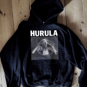 Hurula - Hood fågel svart in the group OUR PICKS / Recommended T-shirts at Bengans Skivbutik AB (3953283r)