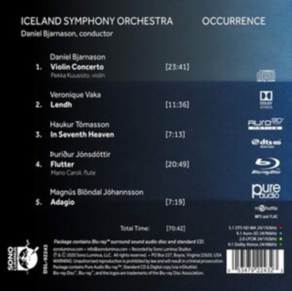 Various - Occurrence (Cd & Bluray Audio) in the group Externt_Lager / at Bengans Skivbutik AB (3957450)
