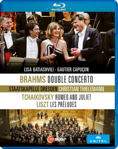 Liszt Franz Brahms Johannes Tch - Brahms: Double Concerto Tchaikovsk in the group MUSIK / Musik Blu-Ray / Klassiskt at Bengans Skivbutik AB (3976465)