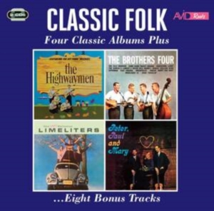 Blandade Artister - Classic Folk - Four Classic Albums in the group CD / Pop-Rock at Bengans Skivbutik AB (3980776)