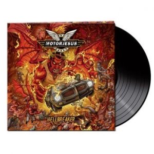 Motorjesus - Hellbreaker (Black Vinyl Lp) in the group VINYL / Hårdrock/ Heavy metal at Bengans Skivbutik AB (3989946)